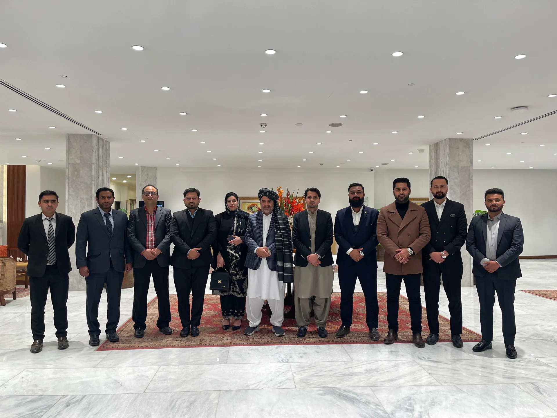 Attendees at the Peshawar event