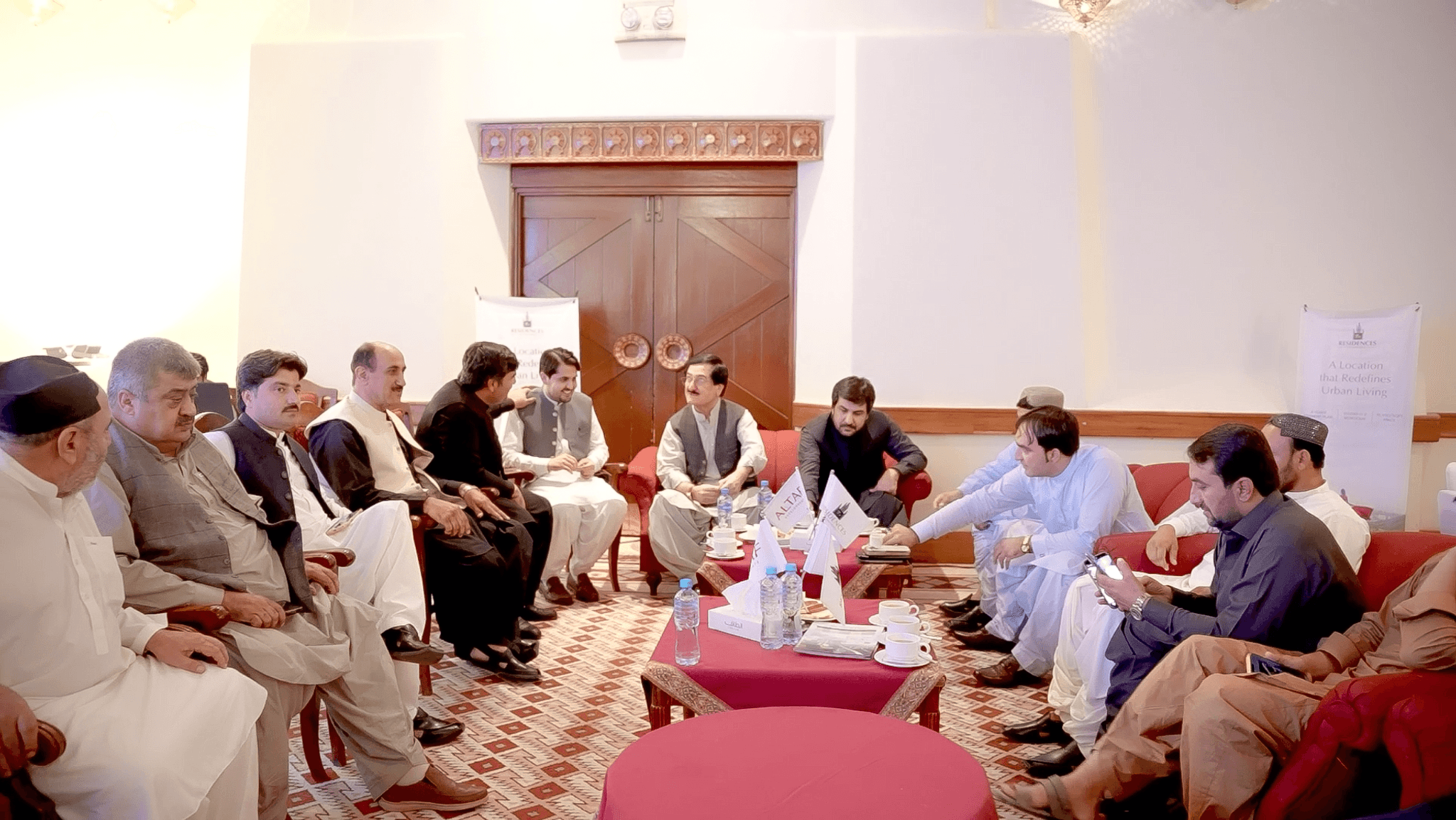 Guests gathered at the Quetta Open House